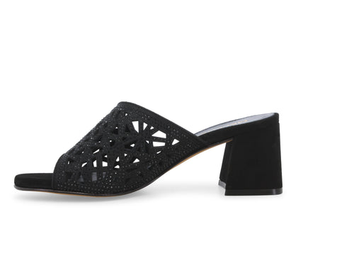 Melluso Donna Ciabatte Camoscio N657-243614 Nero